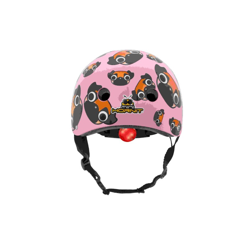 Mini Hornit čelade so majčkeno, ne veliko, bolj kul od ostalih čelad! Noro zabavne in stilske (in da ne podcenjujemo tudi črne) so popolnoma prilagodljive, udobne, lahke in oblikovane tako, da jih otroci z veseljem nosijo.