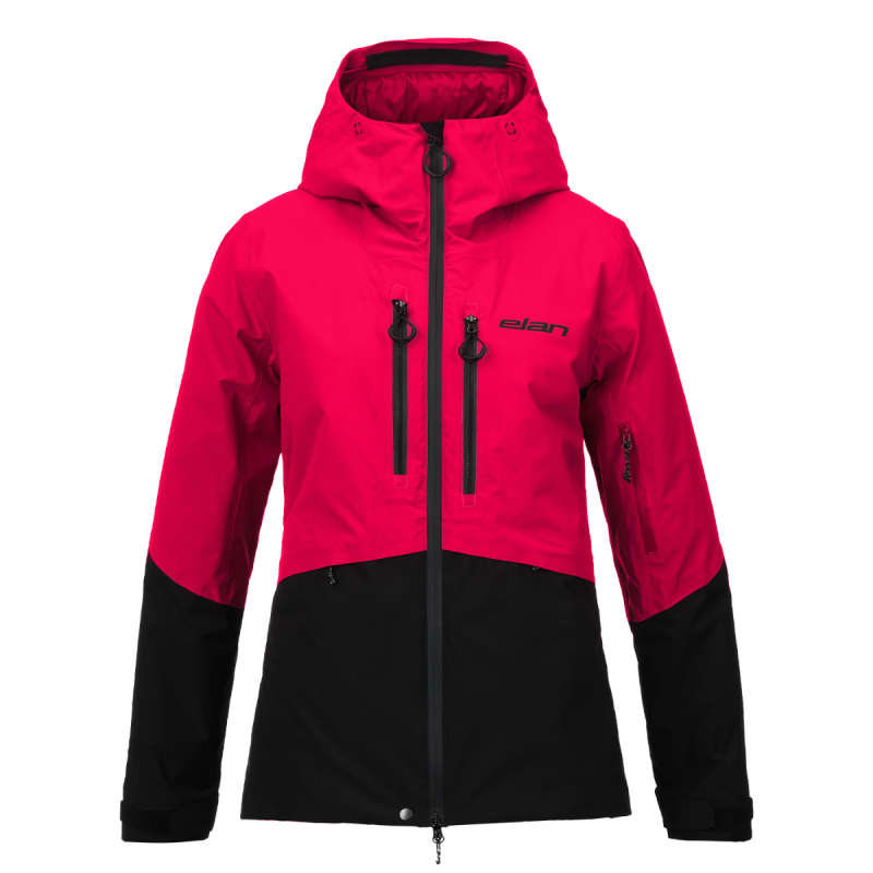 Women's Ski Jacket ELAN ROGLA PINK