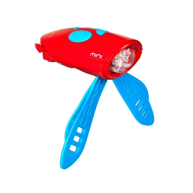 Mini Hornit  je najbolj zabaven majhen dodatek za kolesa in skiroje, ki je luč in zvonec v enem! V štirih barvnih kombinacijah. Z dvema krilcema se preprosto pritrdi na sredino krmila vsakega poganjalca, skiroja ali kolesa.