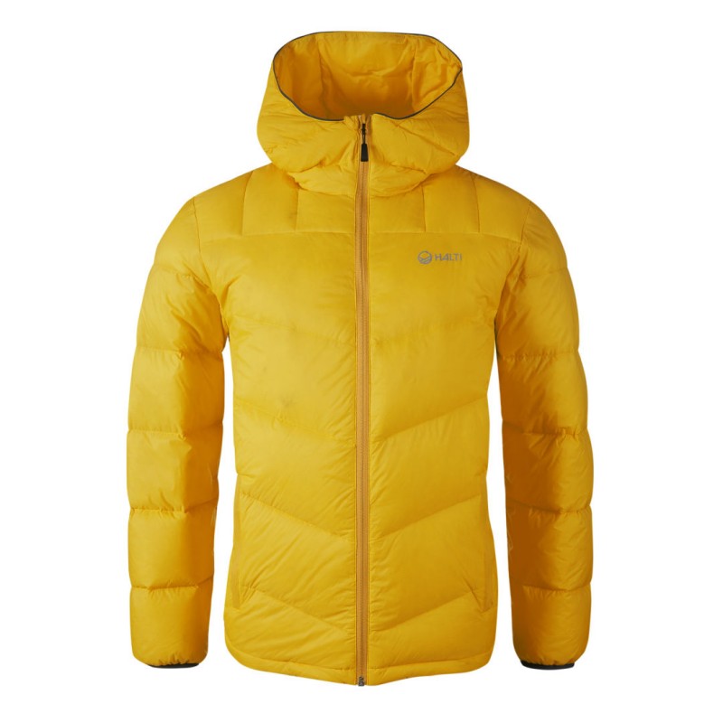 HALTI WHIFF je topla moška jakna za najhladnejše zimske dni. Jakna je odlična izbira za prosti čas in športne aktivnosti. Je lahko zložljiva, tako, da jo je enostavno shraniti v nahrbtnik ali potovalko.