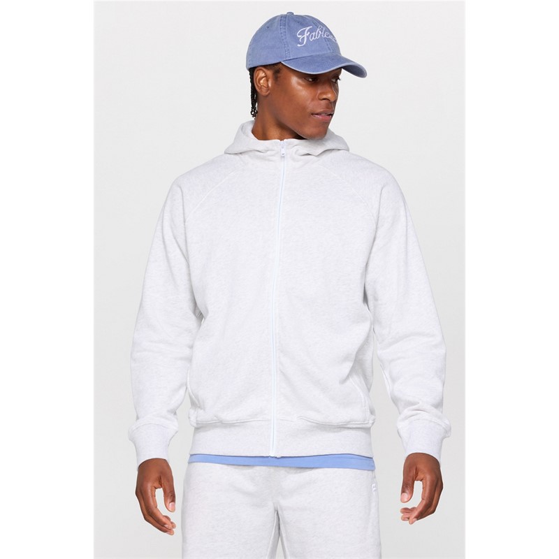 Moška jopica FABLETICS The Year Round Terry Full Zip Hoodie s kapuco in zadrgo, udobna športna jopica za trening, prosti čas in vsakodnevno nošenje.