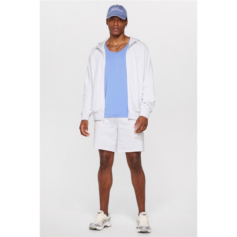 Moška jopica FABLETICS The Year Round Terry Full Zip Hoodie s kapuco in zadrgo, udobna športna jopica za trening, prosti čas in vsakodnevno nošenje.