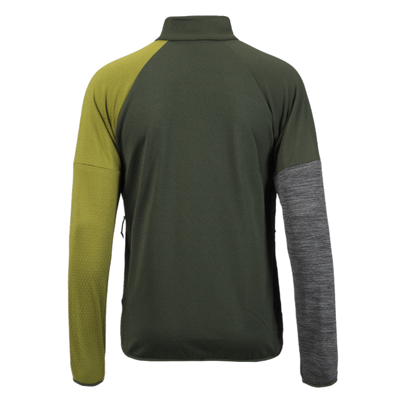 Odkrijte popolno kombinacijo udobja, funkcionalnosti in sodobnega oblikovanja z jopico iz flisa Elan. Vsestranska jopica nudi izjemno toploto in odvajanje vlage, zato je idealna za telesno aktivnost.