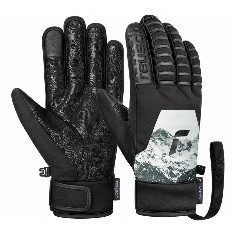 Tople in nepremočljive freeride rokavice Reusch Raptor z zračno membrano R-TEX® XT, zaslonsko funkcijo Touch-Tec™ ter trakom Storm Leash.