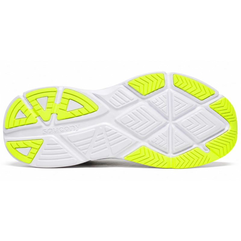 Stabilne in maksimalno udobne moške tekaške superge Saucony Guide 18 s CenterPath tehnologijo, PWRRUN blaženjem in PWRRUN  vložkom za vsakodnevne cestne teke.