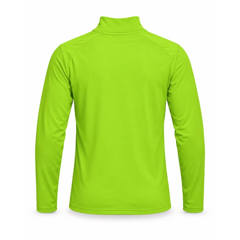 Moški smučarski puli REUSCH MAX GREEN v športni zeleno-črni barvni kombinaciji. Mehak in raztegljiv material iz 95 % poliestra ter 5 % elastana zagotavlja prijetno toploto, učinkovito odvajanje vlage in svobodo gibanja. Visok ovratnik s polovično zadrgo omogoča dodatno udobje med smučanjem in drugimi zimskimi aktivnostmi.