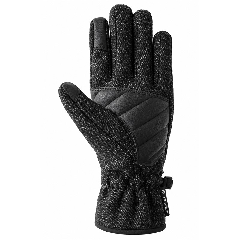 Multifunkcijske rokavice REUSCH TRIGLAV Touch Tec v črni barvi BLACK s tehnologijo TOUCH-TEC za upravljanje zaslonov na dotik, zaščito STORMBLOXX pred vetrom, ojačanimi predeli dlani za izboljšan oprijem, nastavljivimi zapestnimi manšetami in odsevnimi elementi. Primerne za pohodništvo, nordijsko hojo, sprehode in različne aktivnosti na prostem.