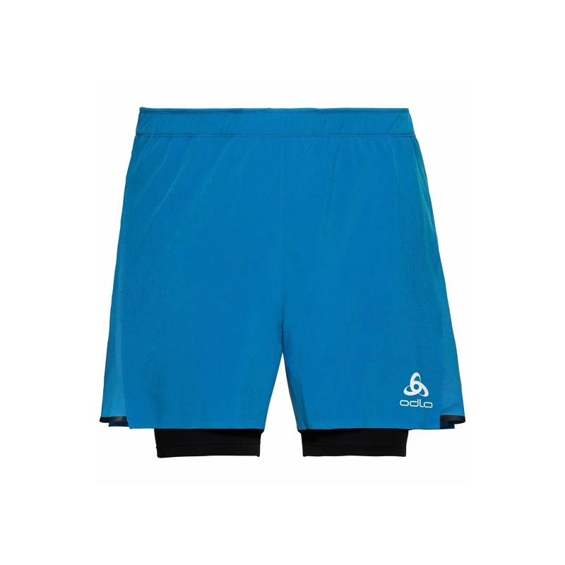 Moške tekaške hlače ODLO 2v1 ZEROWEIGHT CERAMICOOL