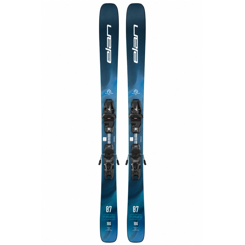 ELAN PLAYMAKER 87 RNT so vsestranske mladinske freestyle in all-mountain smuči z vezmi EL 7.5, tehnologijo Dual Float, profilom Surf Rocker, laminirano leseno sredico in konstrukcijo Twin Tip.