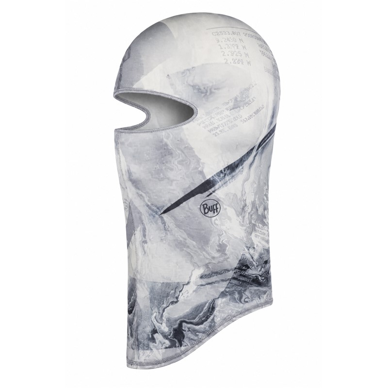 Originalna športna podmaska BUFF® EcoStretch Balaclava Snout Ash v sivo-črnem športnem dizajnu. Lahka nizkoprofilna konstrukcija s tehnologijo 4-Way Ultra Stretch in učinkovitim odvajanjem vlage, primerna za smučanje, deskanje na snegu, kolesarjenje ter druge aktivnosti s čelado.