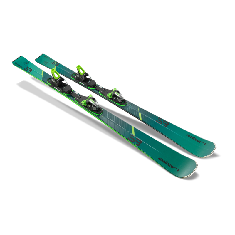 Elan Primetime 33 (25/26) – vsestranske smuči za urejene proge z Mono Ti ojačitvijo, gladkim prehodom robnik–robnik in popolno stabilnostjo za celodnevno karving zabavo.