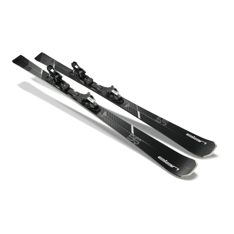 Elan Primetime 55 Black Edition (25/26) – najmočnejše in najhitrejše smuči z dvojno titanovo ojačitvijo, UD karbonskimi vlakni in vrhunsko karving zmogljivostjo.