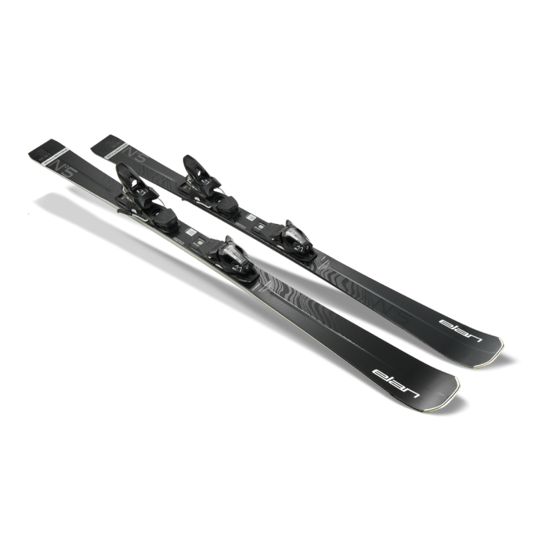 Elan Primetime N°5 W Black Edition (25/26) – the most precise women's skis in the series with Mono Ti reinforcement, exceptional edge grip and top carving.