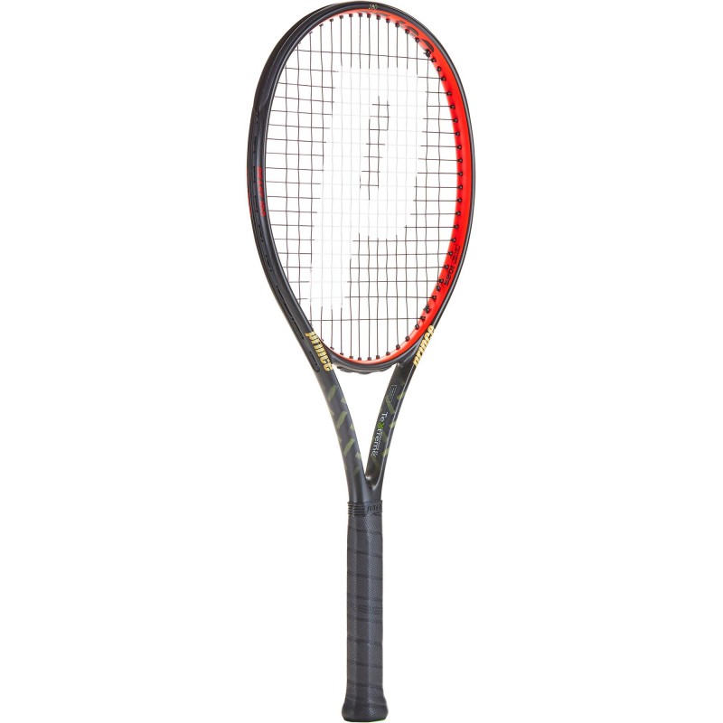 Due to its lighter weight of 280 g, this Beast 100 is suitable for beginners or intermediate players looking for a strong racket that offers enough spin potential to maintain powerful shots in the game.