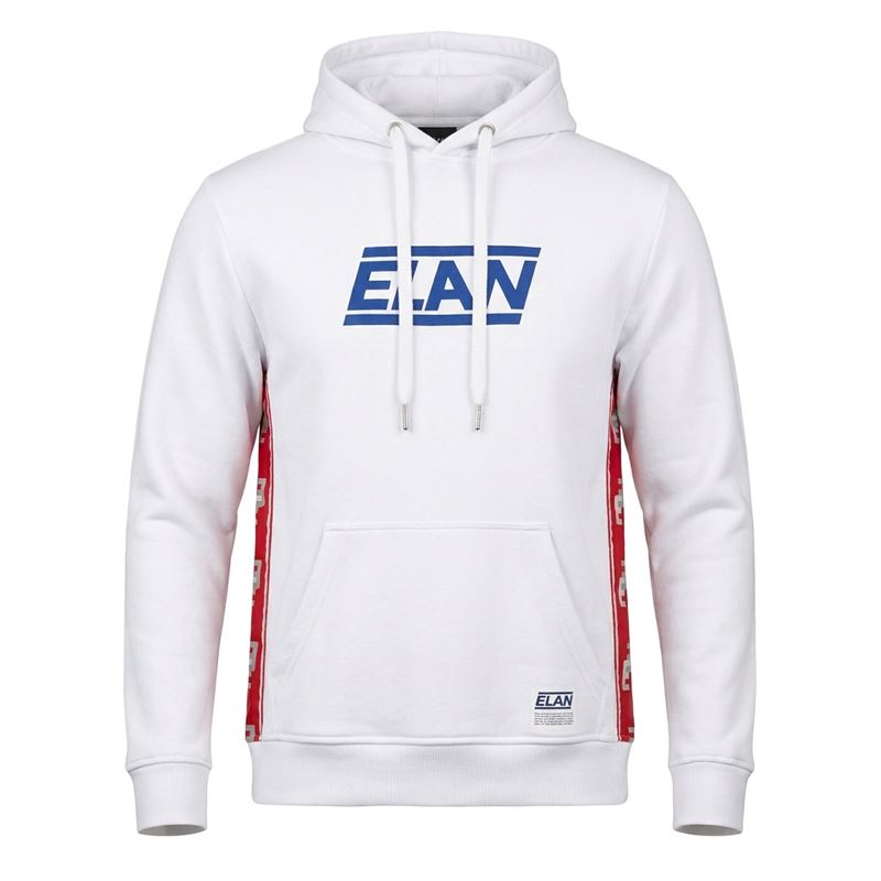 Ženski pulover ELAN RETRO HOODIE WHITE