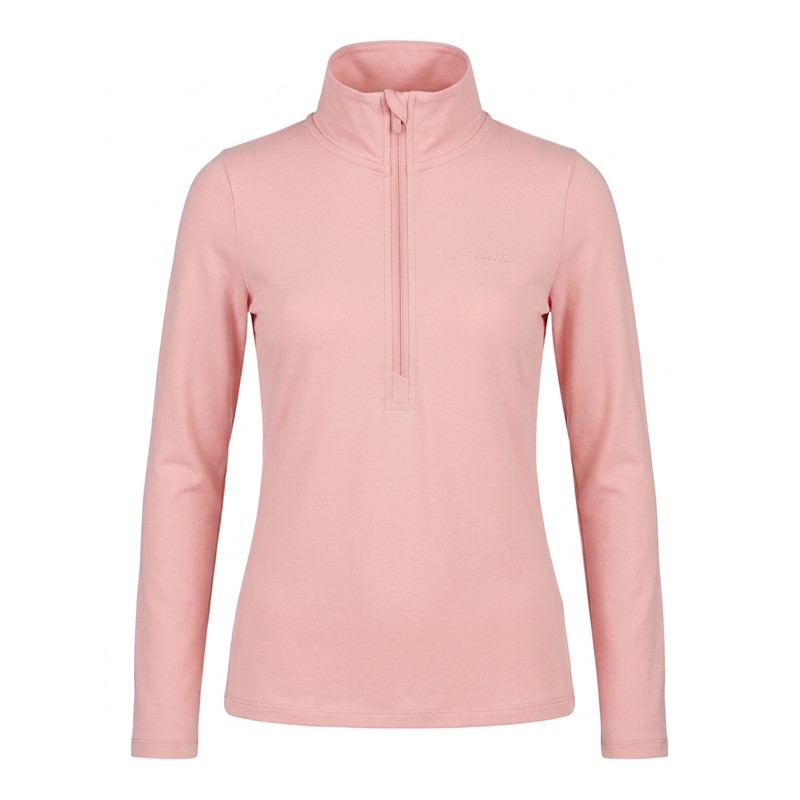 Women's pullover with zipper REUSCH PINK