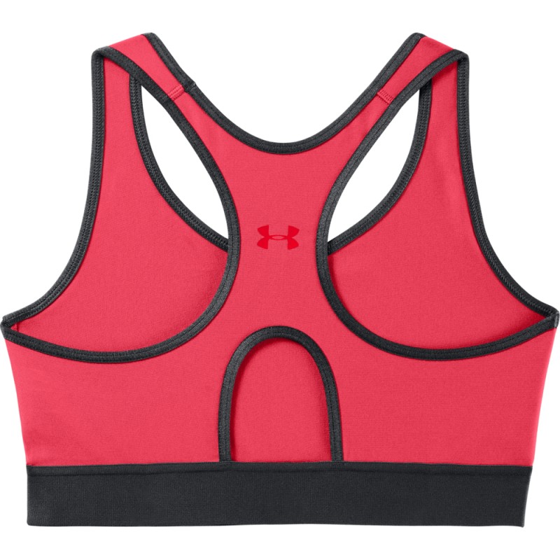 UA ARMOUR MID KEYHOLE BIG LOGO Women's Sports Bra