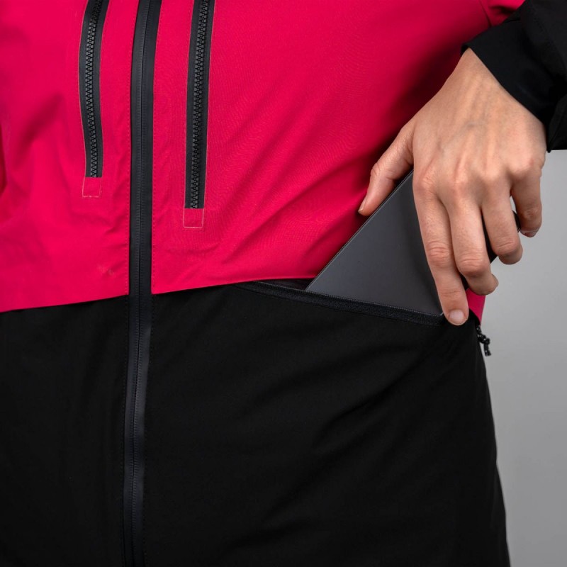 Women's Ski Jacket ELAN ROGLA PINK