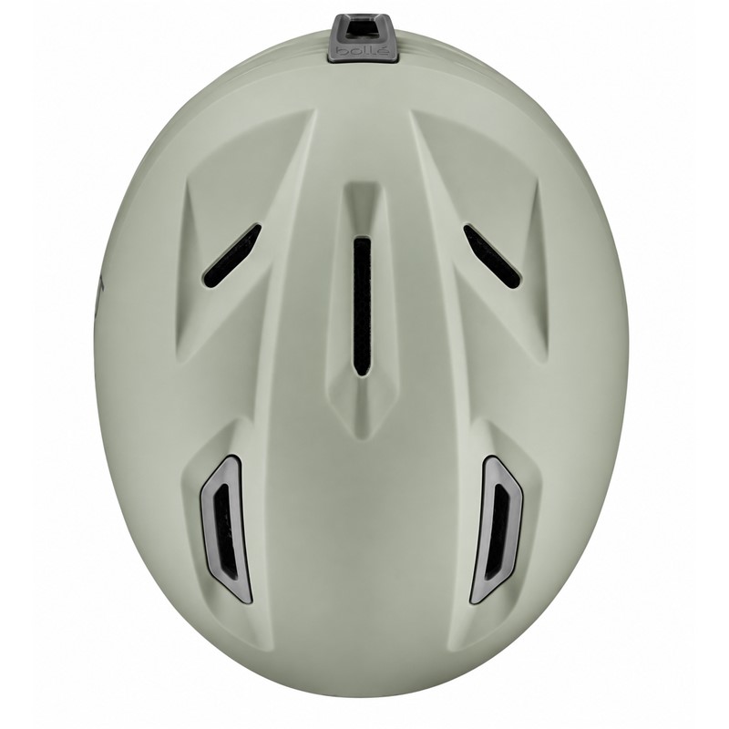 Lahka smučarska čelada BOLLÉ ATMOS PURE Argil Matte s sistemom Click-To-Fit in devetimi prezračevalnimi odprtinami.