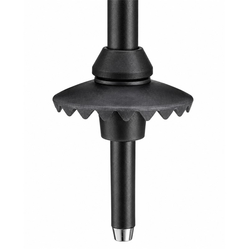 Lahke aluminijaste smučarske palice LEKI Voltec Lite TR s 16-milimetrsko cevjo, sistemom Trigger S in jekleno konico Ice Tip.