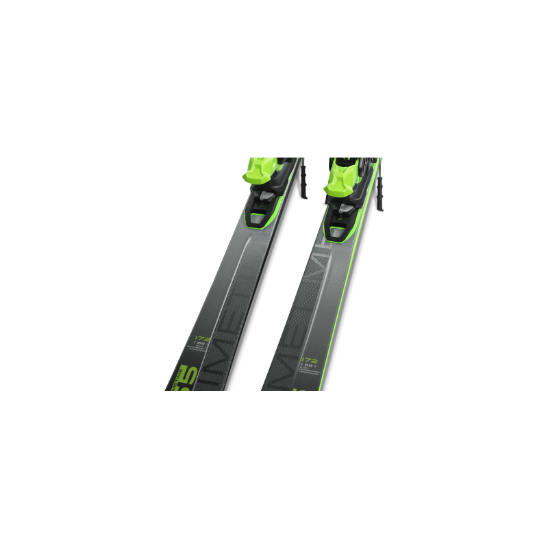 Primetime 55 is the most precise ski in the collection. It enjoys speed and transitions energetically from edge to edge, providing exceptional carving performance with its energetic feel.