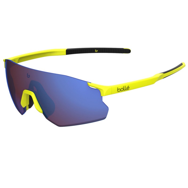 When it comes to lightweight sports glasses, look no further. ICARUS is Bollé's new ultra-lightweight frameless model, weighing 24 grams of pure performance. Excellent stability is ensured by the use of Thermogrip® rubber on both the curved temples and the nose pad.