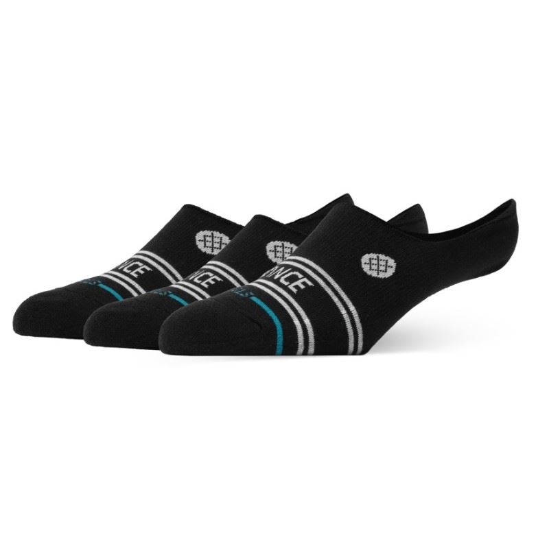 Stance Vital No Show Light Black 3 Pack – črne nizke (no show) športne nogavice v lahki izvedbi, ki ostanejo skrite v obutvi in zagotavljajo udobje, zračnost ter zanesljivo prileganje pri vsakodnevni uporab