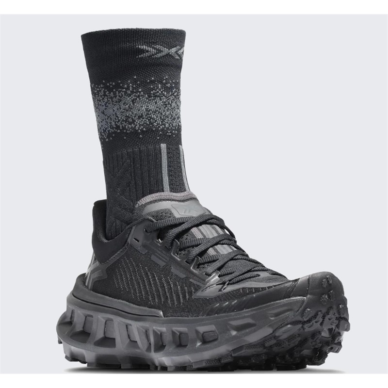Črne unisex trail tekaške superge X-BIONIC TERRASKIN X03 X Black Rhino Grey z Vibram MegaGrip podplatom