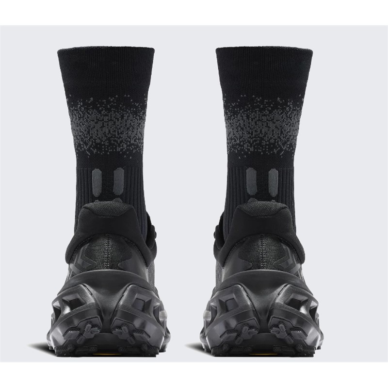 Črne unisex trail tekaške superge X-BIONIC TERRASKIN X03 X Black Rhino Grey z Vibram MegaGrip podplatom