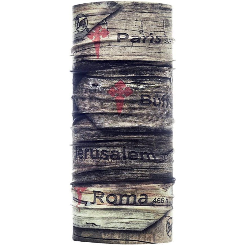 The multifunctional BUFF® Original Ecostrech tube/scarf is ideal for anyone looking for a technical, sporty, versatile item for outdoor activities to protect against the sun, cold, and wind.