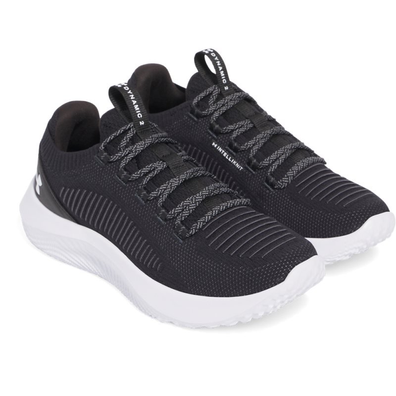 Under Armour DYNAMIC 2 so vrhunske superge, zasnovane za aktivne posameznike. Napredna oblazinjenost UA HOVR™ omogoča energijsko vračanje, medtem ko trpežni nedrseč podplat zagotavlja odličen oprijem.