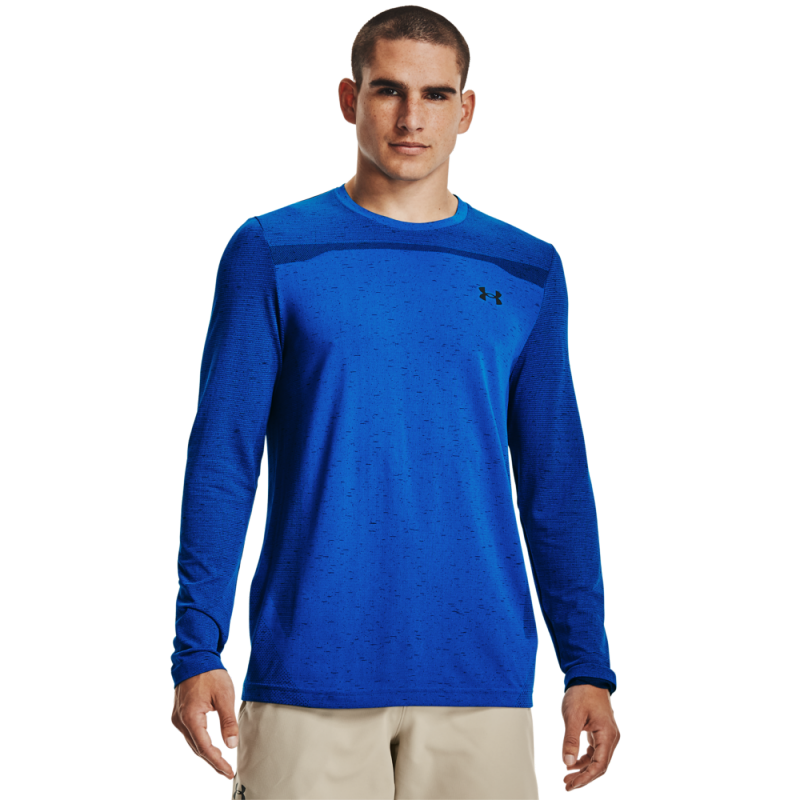 Under Armour moška športna majica s kodo 1361136-436 - zagotavlja maksimalno udobje med treningom. Izdelana iz lahkega materiala HeatGear za učinkovito odvajanje znoja, hitro sušenje ter dodatno zračnost s pomočjo mrežastih plošč.