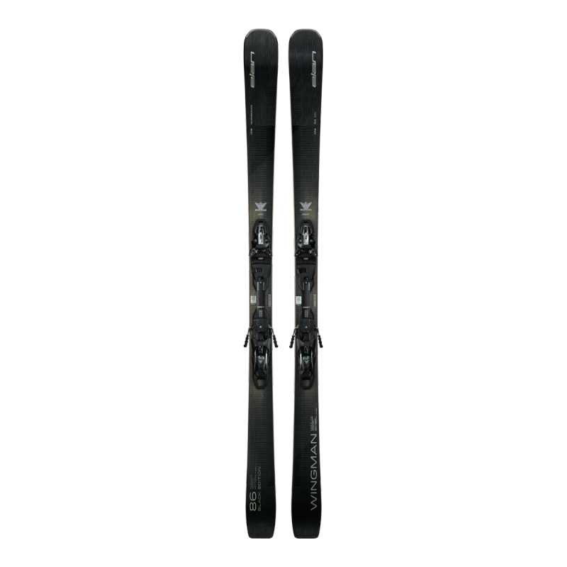 Skis Elan Wingman 86 Black Edition (25/26) combine carbon and titanium strength for superior stability, responsiveness, and precision. Created for demanding skiers who want complete performance and a prestigious look.