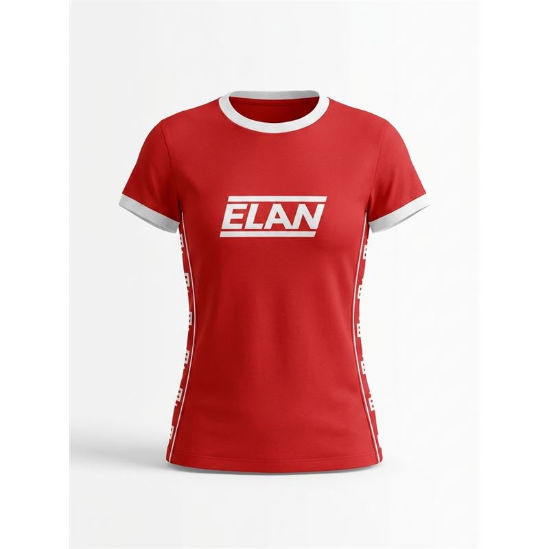 Ženska majica ELAN W T-SHIRT RETRO RED