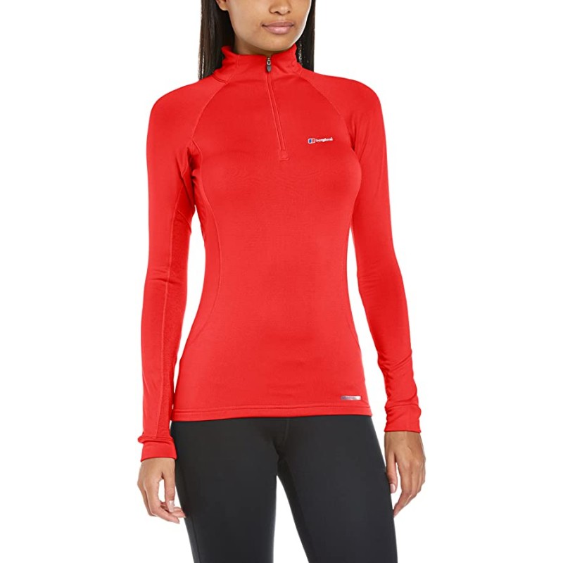 Ženska aktivna jopica BERGHAUS THERMAL BASE ZIPLS   vam omogoča, da se boste nemoteno gibali v naravi ter z lahkoto dosegali najvišje cilje.