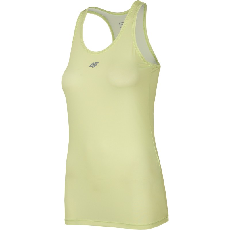 Ženska funkcijska majica 4F NOSH4-TSDF001 45S je zasnovana za maksimalno udobje pri vseh športnih aktivnostih. Narejena iz visokokakovostnega materiala, ki omogoča hitro sušenje in odlično zračnost, zagotavlja svobodo gibanja in svežino med vadbo. 