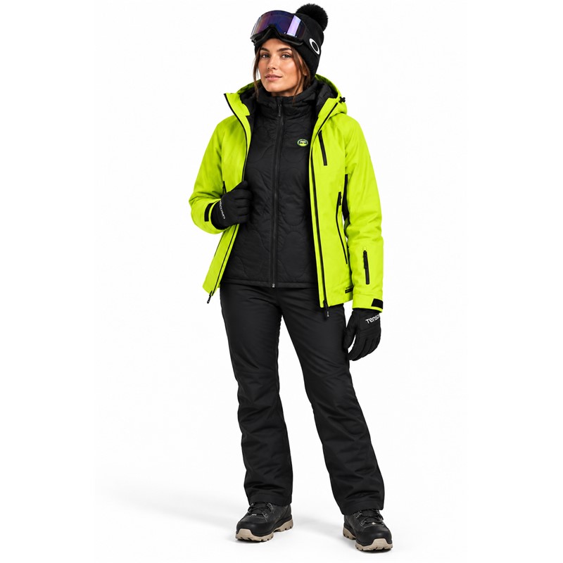 Women's jacket ELAN DEMO W PADDED JACKET is a lightweight insulated sport jacket with ALTO synthetic fill from recycled materials. The outer material of 100% nylon has a water-repellent coating to help protect against light rain and snowfall. The jacket has two side pockets and adjustable bottom hem. Suitable for everyday use, walks, travel, and outdoor activities.