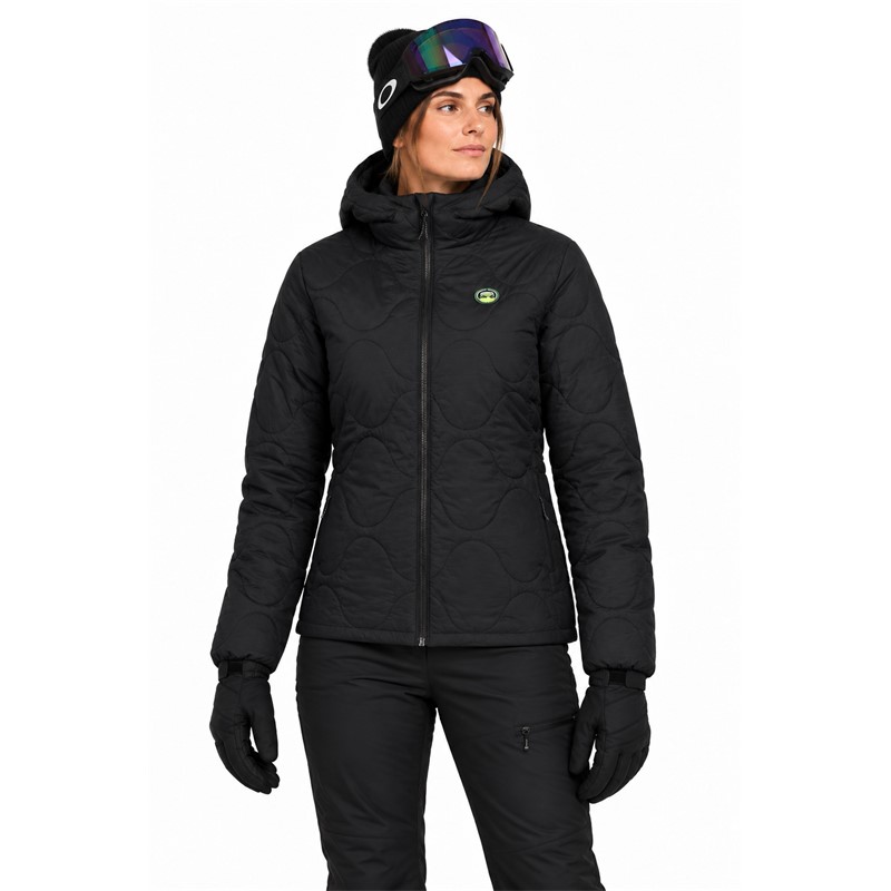 Women's jacket ELAN DEMO W PADDED JACKET is a lightweight insulated sport jacket with ALTO synthetic fill from recycled materials. The outer material of 100% nylon has a water-repellent coating to help protect against light rain and snowfall. The jacket has two side pockets and adjustable bottom hem. Suitable for everyday use, walks, travel, and outdoor activities.