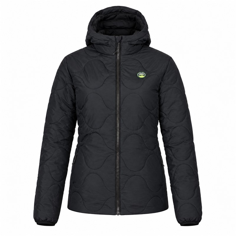 Women's jacket ELAN DEMO W PADDED JACKET is a lightweight insulated sport jacket with ALTO synthetic fill from recycled materials. The outer material of 100% nylon has a water-repellent coating to help protect against light rain and snowfall. The jacket has two side pockets and adjustable bottom hem. Suitable for everyday use, walks, travel, and outdoor activities.