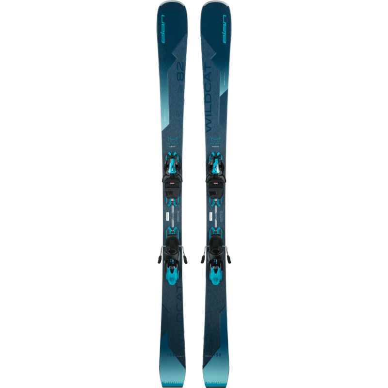 The ELAN Wildcat 82 CX women's skis - master all terrains with all-mountain performance and dynamic character. The Amphibio Truline W technology ensures stability in every turn, boosting confidence and promoting dynamic skiing.