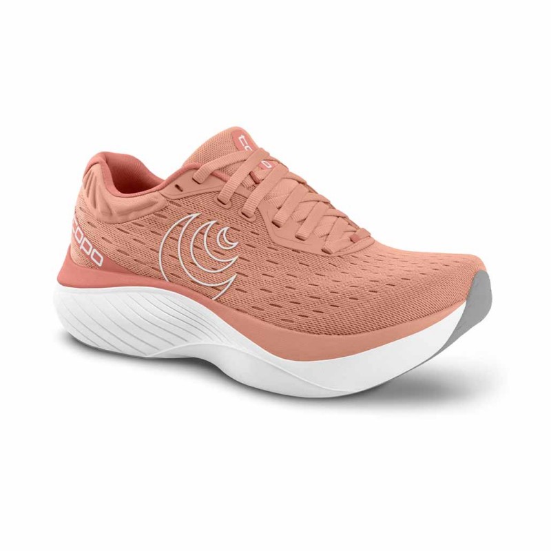 Experience the groundbreaking comfort of Topo Athletic running shoes, model Atmos. Our first model with the most cushioning ever combines maximum cushioning with our unique foot fit.