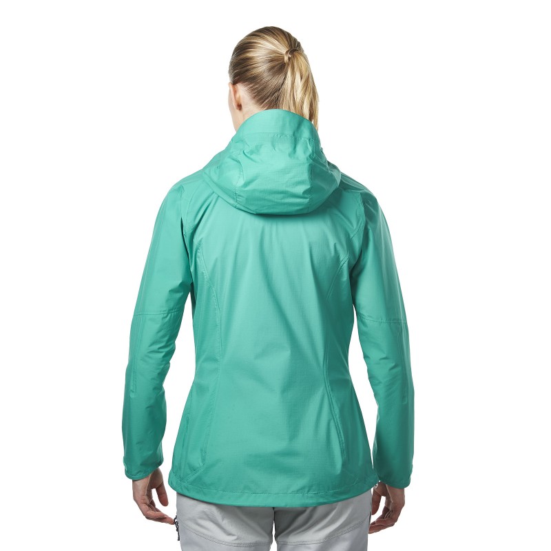 Ženski anorak Berghaus Fast Packing je lahek, vodoodporen anorak, idealen za izlete v gore, ko je vsak gram pomemben. Izdelan je iz materiala Hydroshell Elite, ki zagotavlja visoko stopnjo vodoodpornosti, kar je ključno za ohranjanje udobja in suhosti.