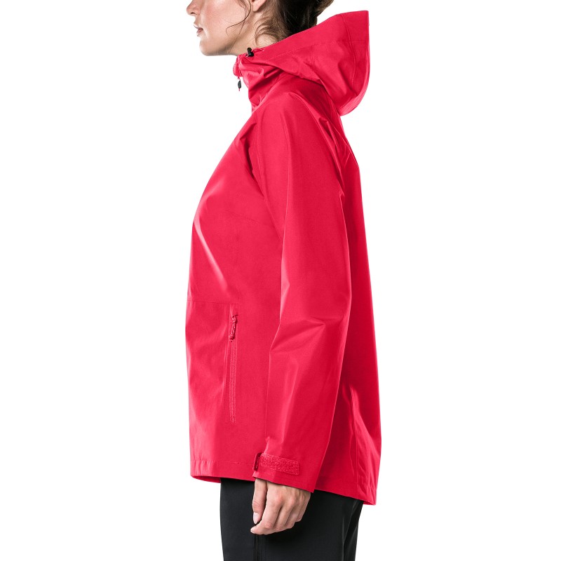 Ženska pohodna jakna Berghaus, opremljena s tehnologijo tkanin GORE-TEX®, zagotavlja lahko, a popolnoma vodoodporno zaščito. Tehnologija Paclite® omogoča, da se jakna zloži v izjemno majhno velikost.