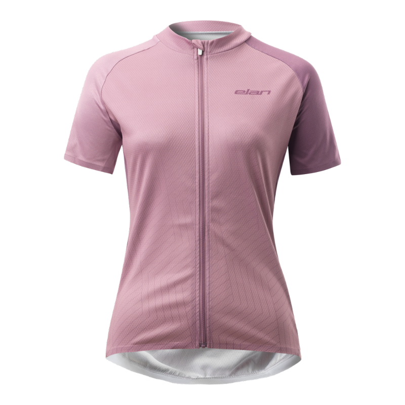 Ženska kolesarska majica Elan je oprijeta majica za gravel kolesarske pustolovščine, izdelana iz prijetnega zračnega in hitro sušečega materiala.