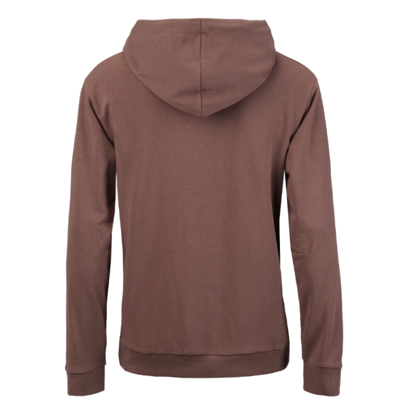 Udoben ELAN pulover s kapuco iz organskega bombaža. Moderen unisex hoodie za šport in prosti čas. Na voljo v AS Sport Outlet.