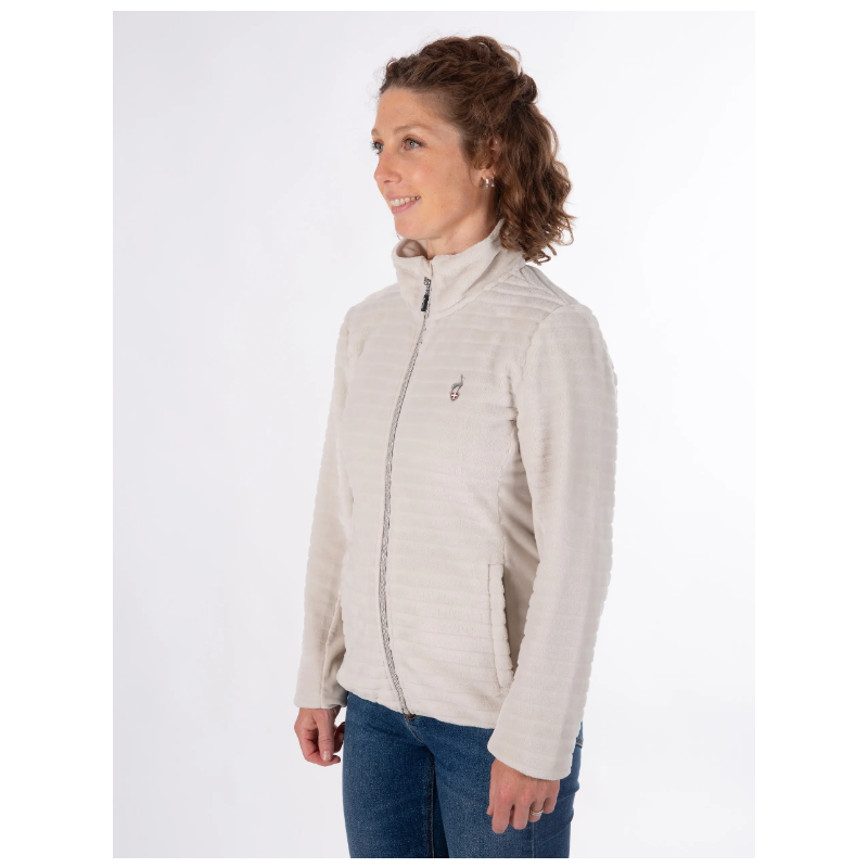 Ženska flis jopica AULP VERKO združuje toplino, mehkobo in moden videz. Idealna za šport, prosti čas ali vsakodnevno udobje v hladnih dneh.