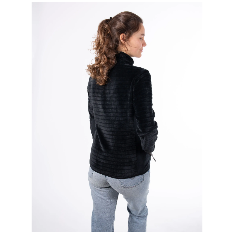 Ženska flis jopica AULP VERKO združuje toplino, mehkobo in moden videz. Idealna za šport, prosti čas ali vsakodnevno udobje v hladnih dneh.