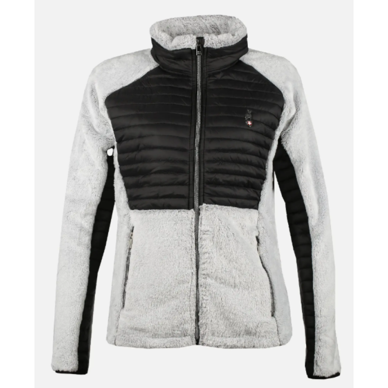 Ženska jopica AULP LAMMY WOMEN je trendovski kos, ki združuje toploto, udobje in eleganten športni videz. Zaradi bi-matière zasnove (kombinacija sherpa/flisa in gladke tkanine) ponuja popolno ravnovesje med funkcionalnostjo in stilom.