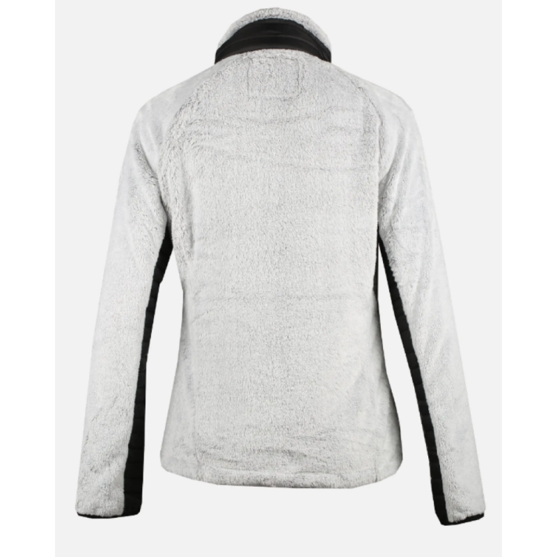 Ženska jopica AULP LAMMY WOMEN je trendovski kos, ki združuje toploto, udobje in eleganten športni videz. Zaradi bi-matière zasnove (kombinacija sherpa/flisa in gladke tkanine) ponuja popolno ravnovesje med funkcionalnostjo in stilom.