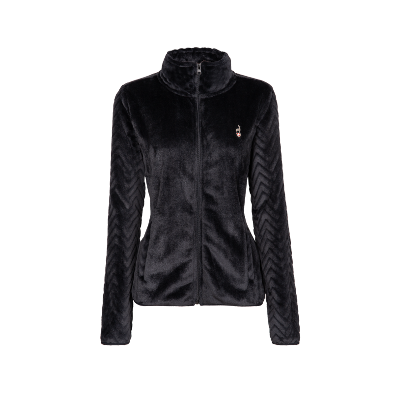 Ženska flis jopica AULP VERIO iz mehkega 100 % poliestra nudi toplino, udobje in zaščito pred vetrom. Idealna za hladne dni ali kot srednji sloj pod jakno.